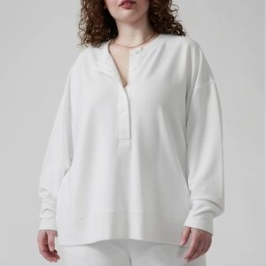 Athleta Balance Henley Sweatshirt